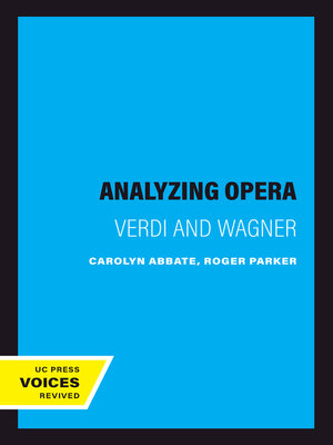 cover image of Analyzing Opera